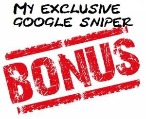 Google Sniper bonus